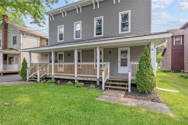 7-9 Tappan St Unit 7, Van Buren, NY 13027 - view of front of house with covered porch and a front yard