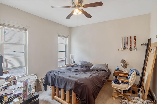 7-9 Tappan St Unit 7, Van Buren, NY 13027 - bedroom featuring light carpet and ceiling fan