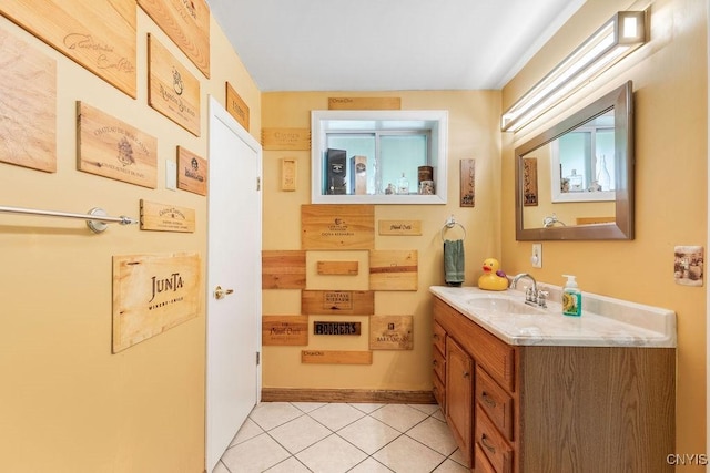 2260 Lamson Rd, Lysander, NY 13135 - bathroom featuring vanity and tile patterned floors