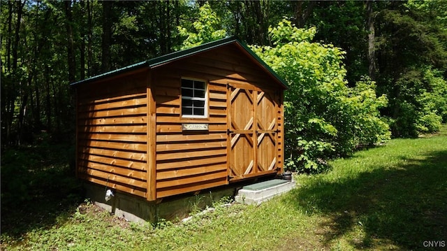 1507 Keeney Ln, Osceola, NY 13437 - view of shed featuring a view of trees