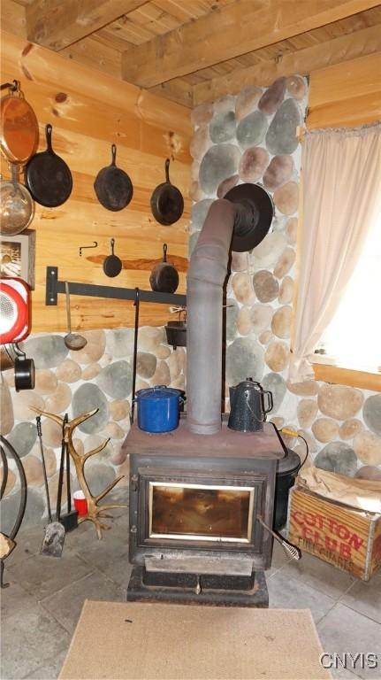 1507 Keeney Ln, Osceola, NY 13437 - detailed view of a wood stove