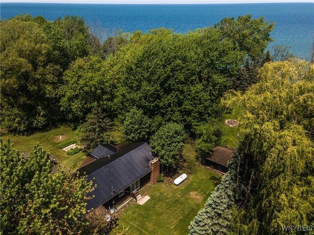 1763 Lake Rd, Porter, NY 14174 - aerial view of property and surrounding area featuring a large body of water
