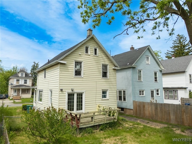 2215 S Ave, Niagara Falls, NY 14305 - back of house featuring a chimney