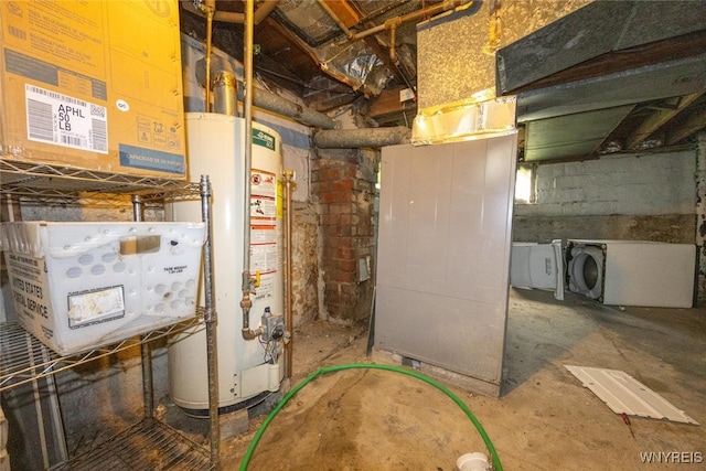 2215 S Ave, Niagara Falls, NY 14305 - utilities featuring gas water heater and independent washer and dryer