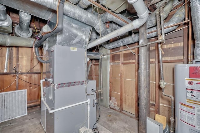 1845 N Clinton Ave, Rochester, NY 14621 - utility room featuring water heater