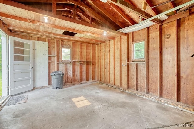 4356 Redman Rd, Sweden, NY 14420 - miscellaneous room featuring a garage