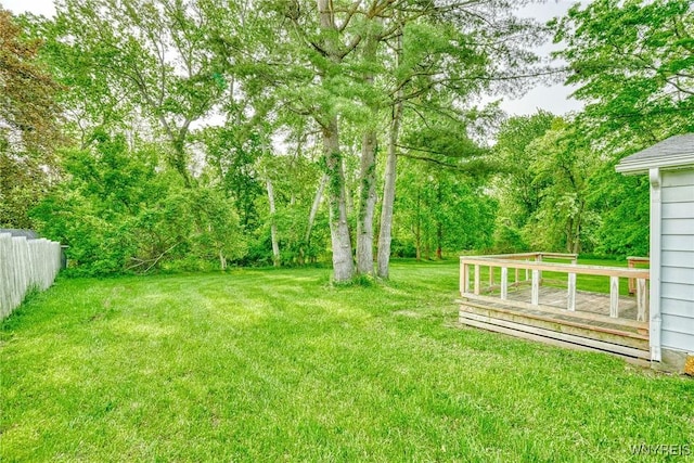 4356 Redman Rd, Sweden, NY 14420 - view of yard with a deck
