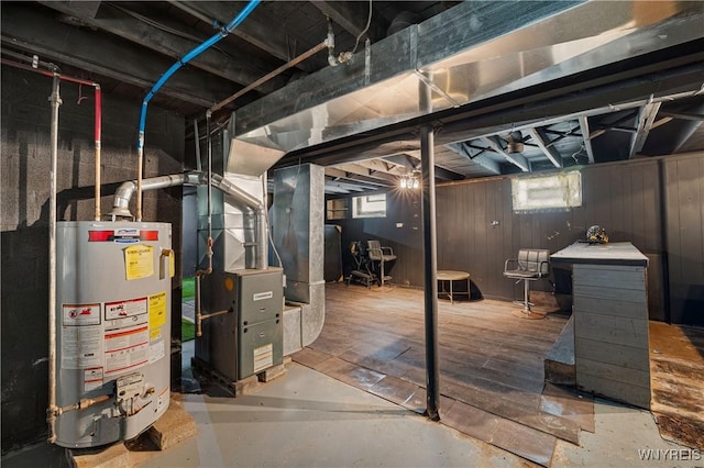 1934 Welch Ave, Niagara Falls, NY 14303 - basement with gas water heater and plenty of natural light