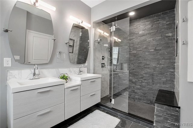 27 Skylark Ln, Wheatfield, NY 14304 - full bath with vanity and a stall shower