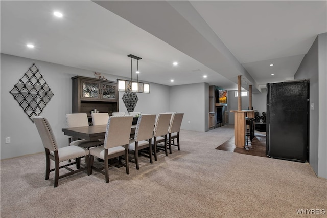 27 Skylark Ln, Wheatfield, NY 14304 - dining room with light colored carpet and recessed lighting