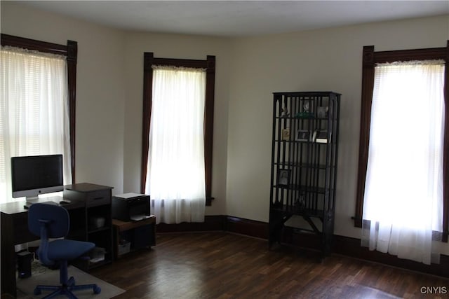 42 Mechanic St, Elbridge, NY 13080 - office space with dark wood finished floors