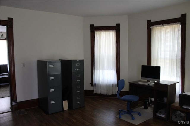 42 Mechanic St, Elbridge, NY 13080 - office with dark wood-type flooring