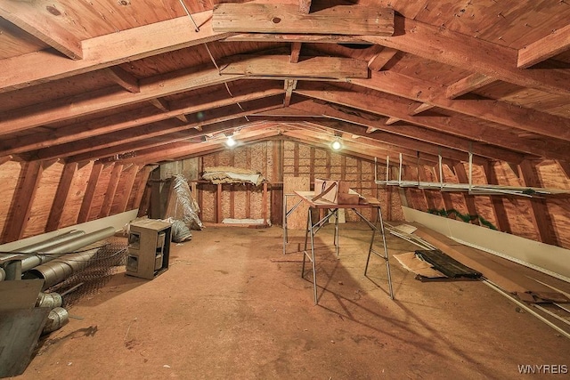 831 W Gebhard Ln, Alden, NY 14004 - view of unfinished attic