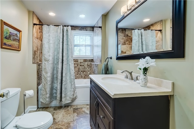 2550 E Ave, Brighton, NY 14610 - bathroom featuring vanity and shower / tub combo with curtain