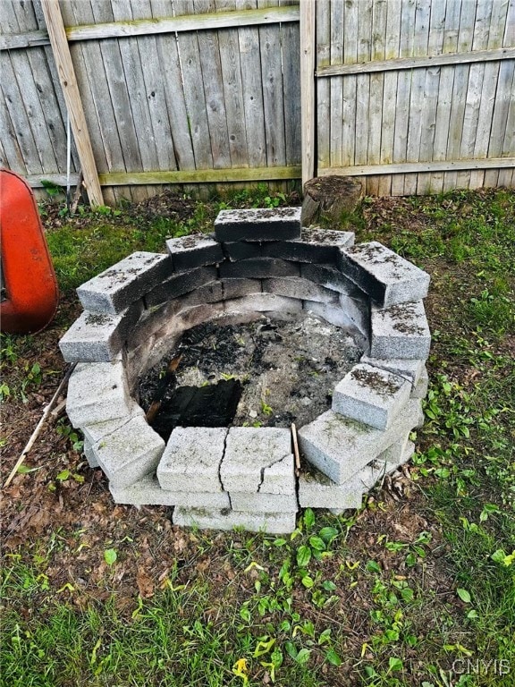 35 N 4th Ave, German Flatts, NY 13357 - exterior view of a fire pit