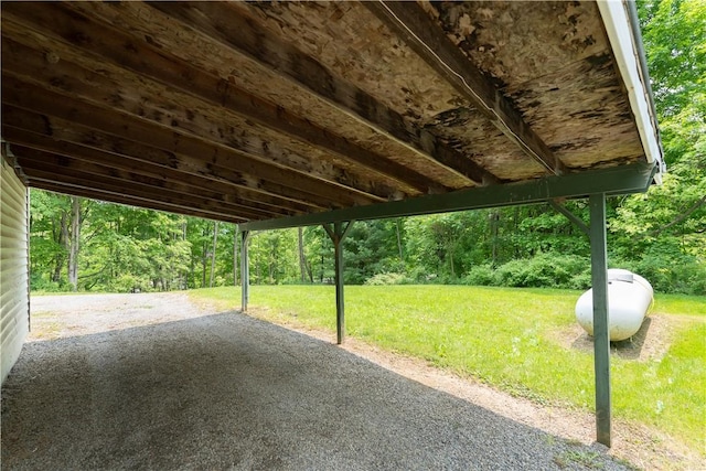 7848 Cold Springs Rd, Urbana, NY 14810 - view of patio with a carport