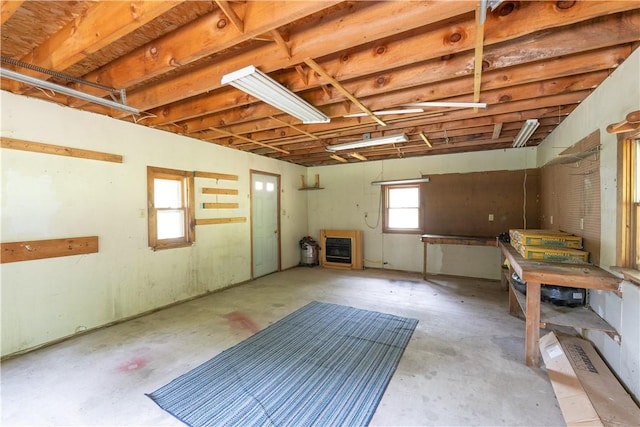7848 Cold Springs Rd, Urbana, NY 14810 - garage featuring heating unit