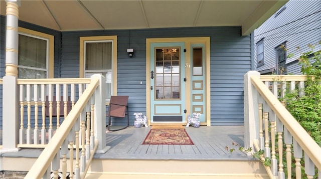51 Sherrill St Unit 1, Geneva-City, NY 14456 - entrance to property with a porch