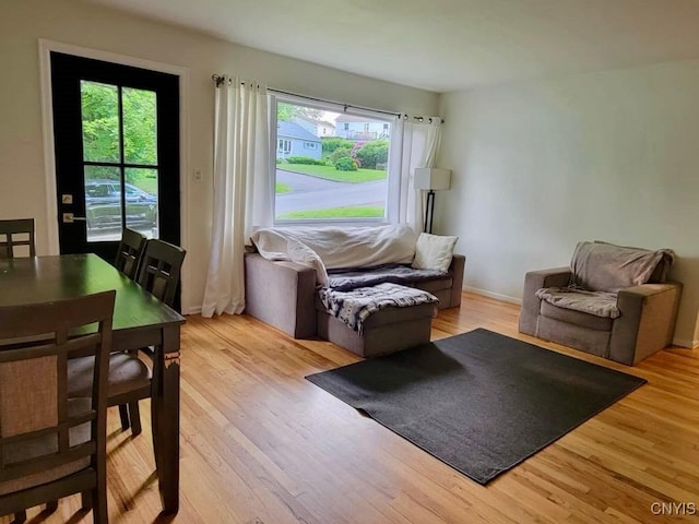 706 Dawes Ave, Utica, NY 13502 - living room featuring light wood finished floors