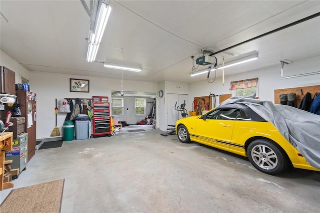 141 W Pearl St, Arcadia, NY 14513 - garage with a garage door opener
