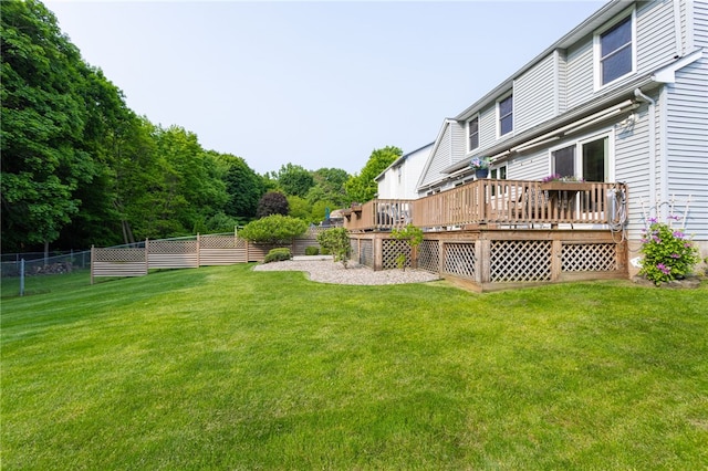 281 Burley Rd, Rochester, NY 14612 - view of yard featuring a wooden deck