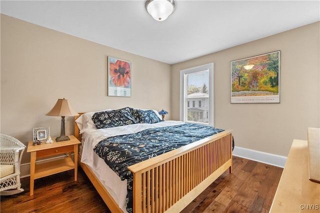 55 E 5th St, Oswego-City, NY 13126 - bedroom featuring hardwood / wood-style flooring and baseboards
