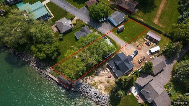 17 Porter Center Rd Unit N, Porter, NY 14174 - aerial overview of property's location featuring property parcel outlined