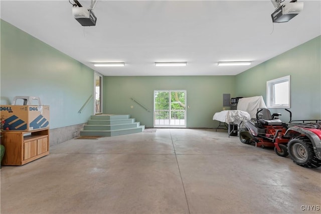 2220 W Genesee Tpke, Camillus, NY 13031 - garage with a garage door opener and electric panel