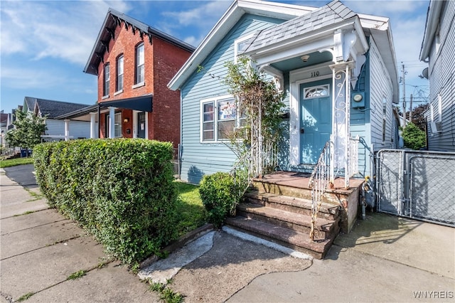 110 10th St, Buffalo, NY 14201 - view of front of house
