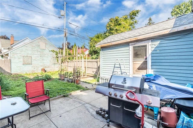 110 10th St, Buffalo, NY 14201 - view of patio / terrace featuring grilling area