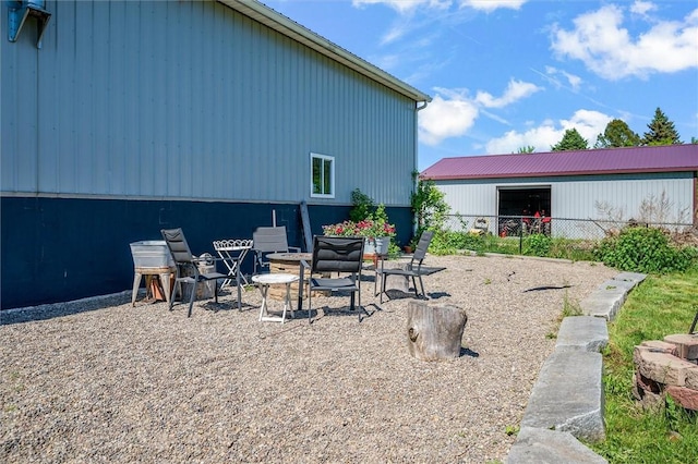 2309 Mcburney Rd, Phelps, NY 14432 - view of yard featuring an outbuilding