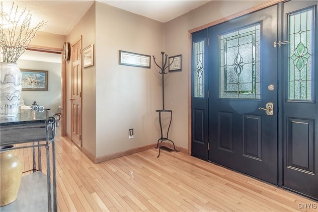 1 Carol Dr, Adams, NY 13605 - entryway featuring light wood-style flooring and baseboards