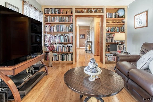 1 Carol Dr, Adams, NY 13605 - living area with wood finished floors and built in features