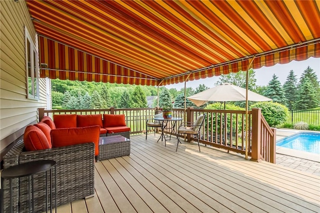 6305 Candlelight Run, Victor, NY 14564 - wooden terrace featuring an outdoor hangout area