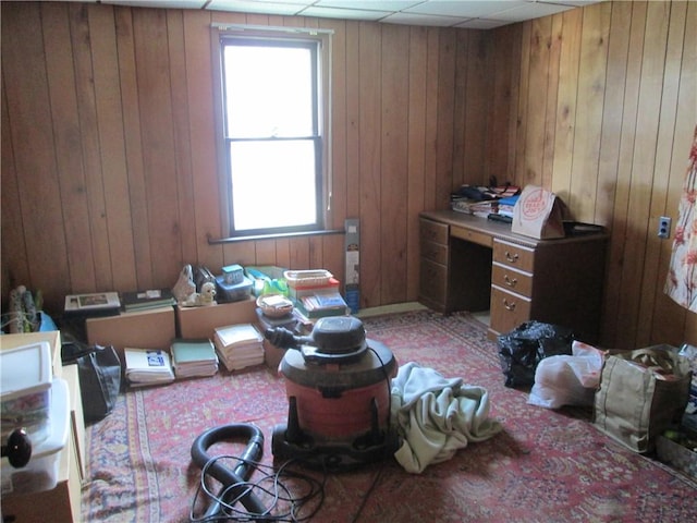 95 Wadsworth Ave, Avon, NY 14414 - living area featuring wooden walls