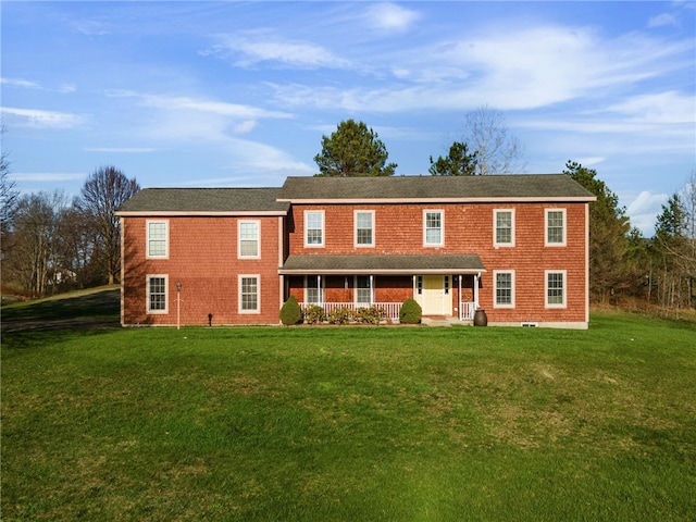 102 Trolley Line Rd, Hartwick, NY 13326 - view of front of house featuring a porch and a front yard