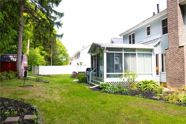 179 Kentucky Xing, Greece, NY 14612 - view of yard with a sunroom