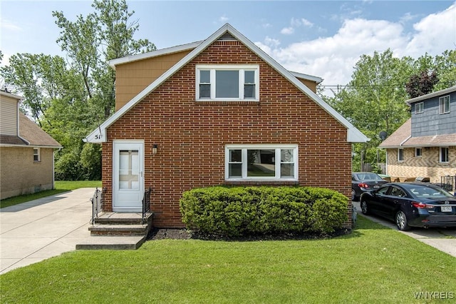 51 N Seine Dr Unit 1 & 2, Cheektowaga, NY 14227 - view of front of property with brick siding and a front yard