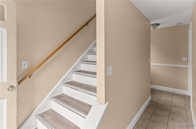 51 N Seine Dr Unit 1 & 2, Cheektowaga, NY 14227 - staircase with tile patterned floors and baseboards