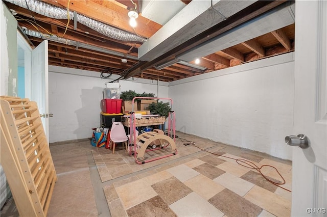 3477 Mcclary Rd, Lafayette, NY 13084 - view of unfinished basement