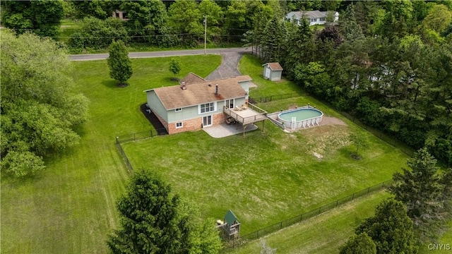 3477 Mcclary Rd, Lafayette, NY 13084 - aerial view of property and surrounding area
