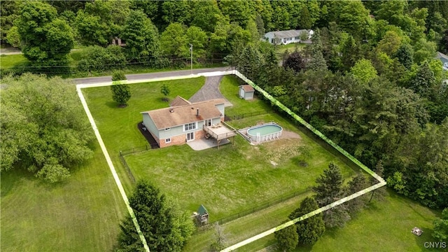 3477 Mcclary Rd, Lafayette, NY 13084 - aerial view of property and surrounding area with property parcel outlined