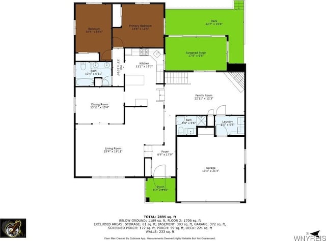61 Caesar Blvd, Amherst, NY 14221 - home floor plan