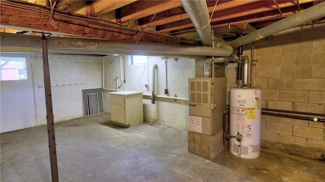 6251 Willard St, Aurelius, NY 13034 - below grade area with gas water heater