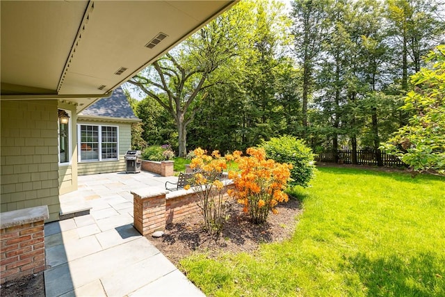 307 Allens Creek Rd, Brighton, NY 14618 - view of yard with a patio area