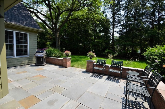307 Allens Creek Rd, Brighton, NY 14618 - view of patio / terrace featuring grilling area