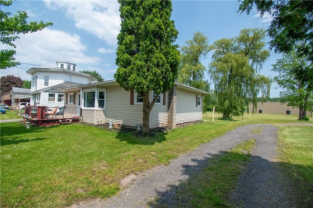 249 Glasgow St, Galen, NY 14433 - view of home's exterior featuring a yard