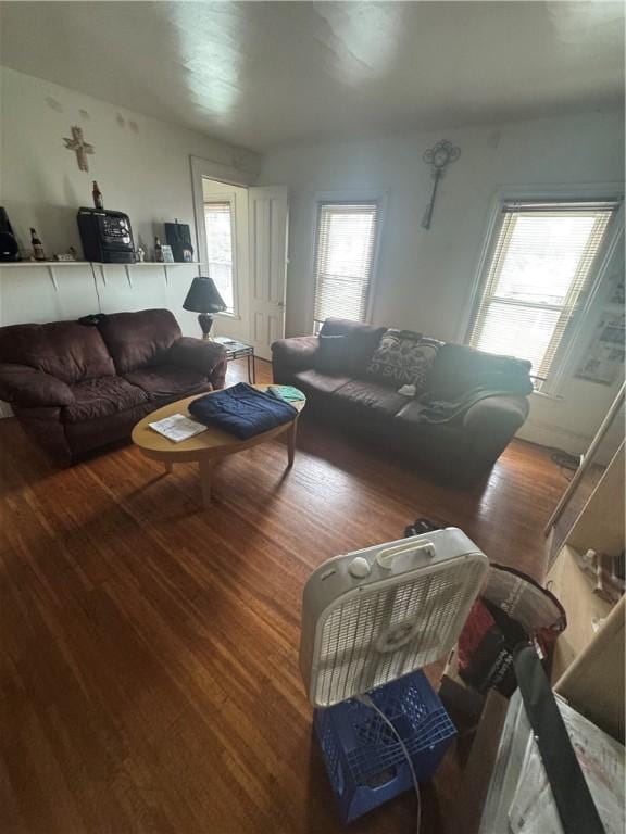 94 Lorimer St, Rochester, NY 14608 - living room featuring wood finished floors