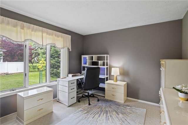 106 Shingle Landing Dr, Irondequoit, NY 14609 - office featuring light carpet and baseboards