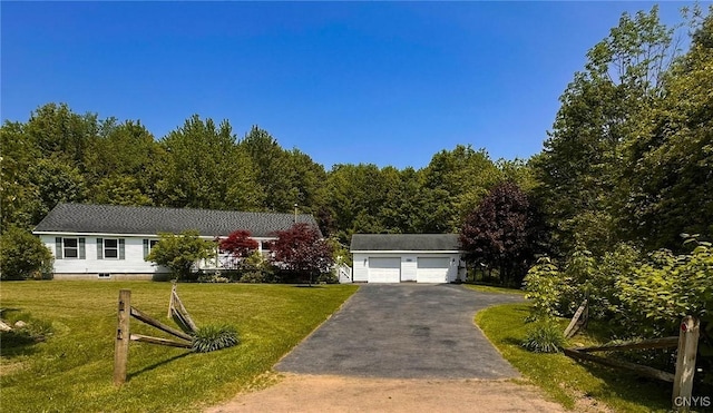 7554 Camroden Rd, Floyd, NY 13440 - view of front of home with an outdoor structure and a front yard